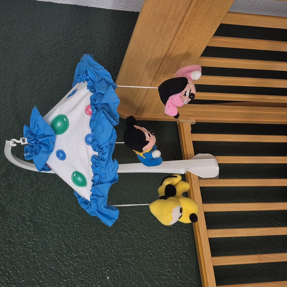 Vintage Disney Babies Musical Crib Mobile